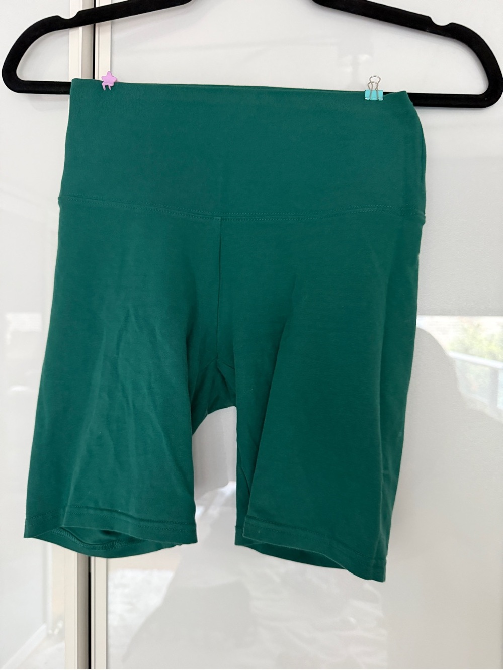 TNA Deep Teal High-Rise Bike Shorts